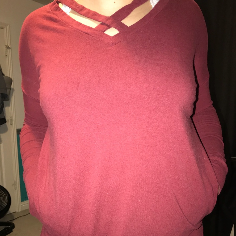 Red tunic